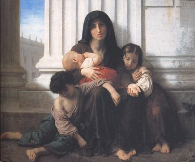 Adolphe William Bouguereau Indiget Family (mk26)